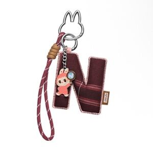 Pop Mart The Monsters Pin for Love – Letter N Pendant Keychain